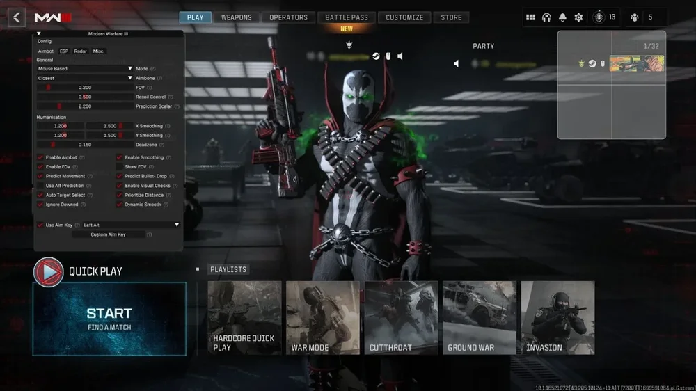 mw3 cheat with unlock all features