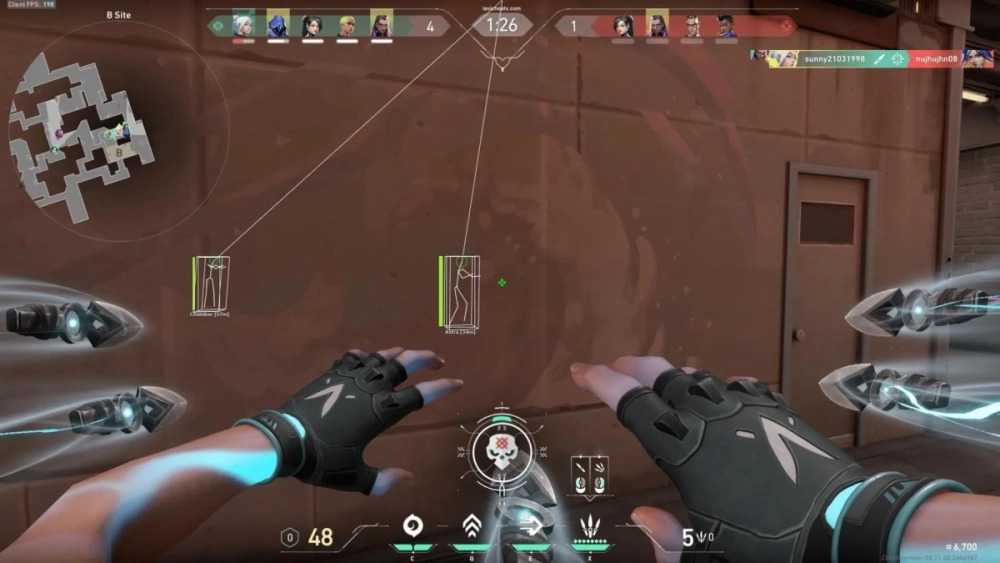 valorant see enemy through walls