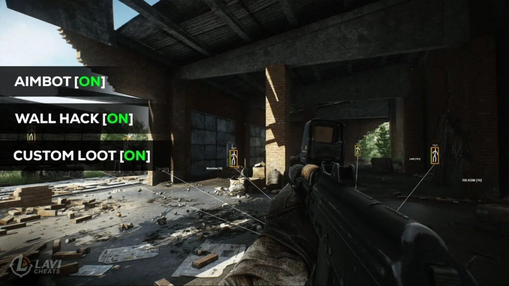 features of Lavicheats eft cheat