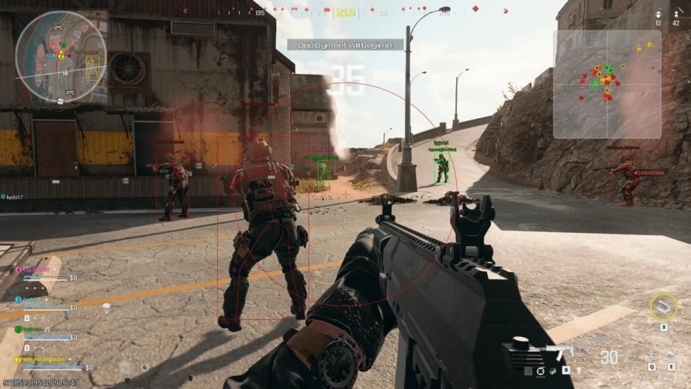 warzone enemies showing with hack